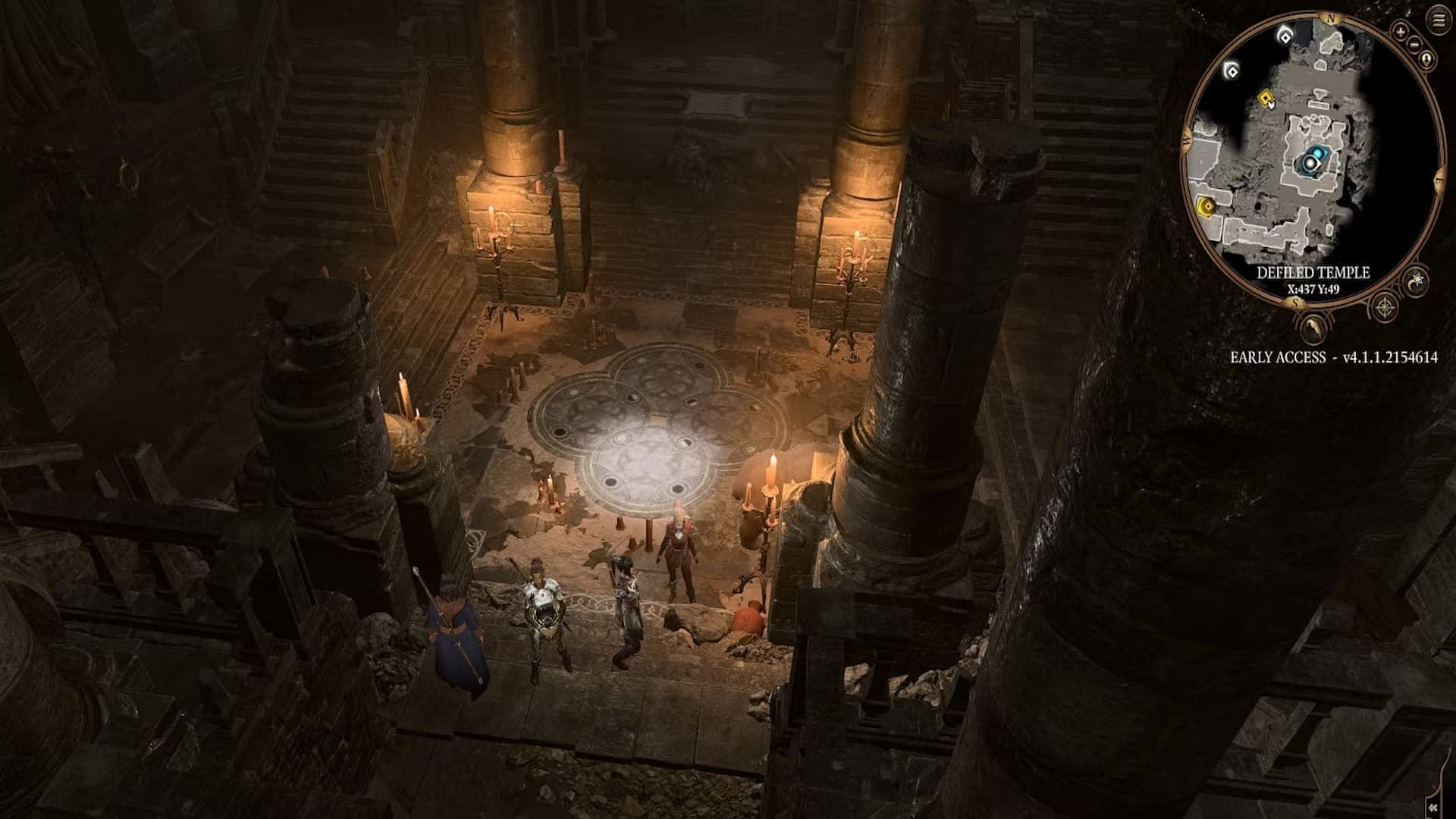 You can escape the Goblin Camp via the Defiled Temple (Image via Larian Studios)