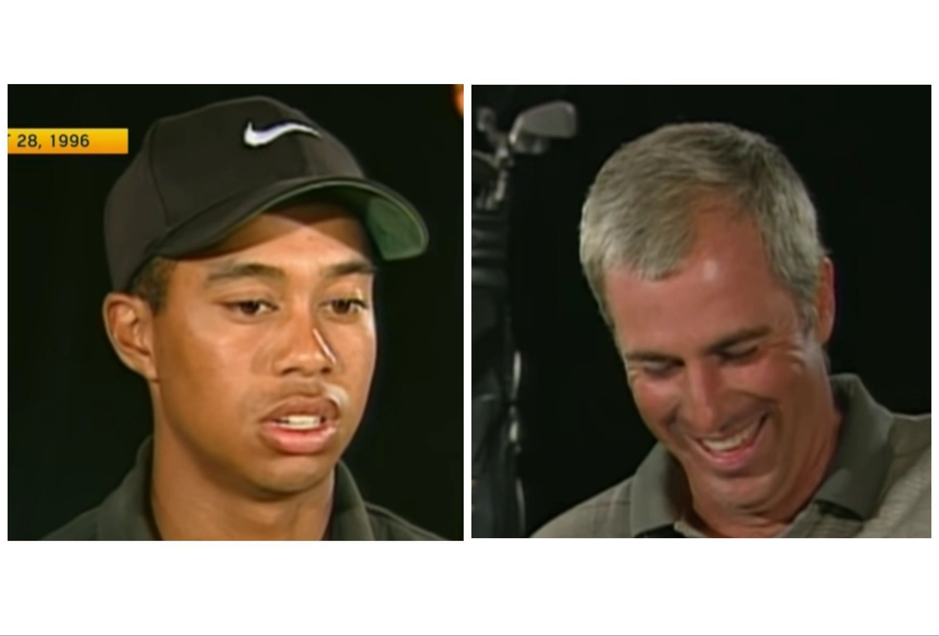 Tiger Woods and Curtis Strange interview snippet (via YouTube)