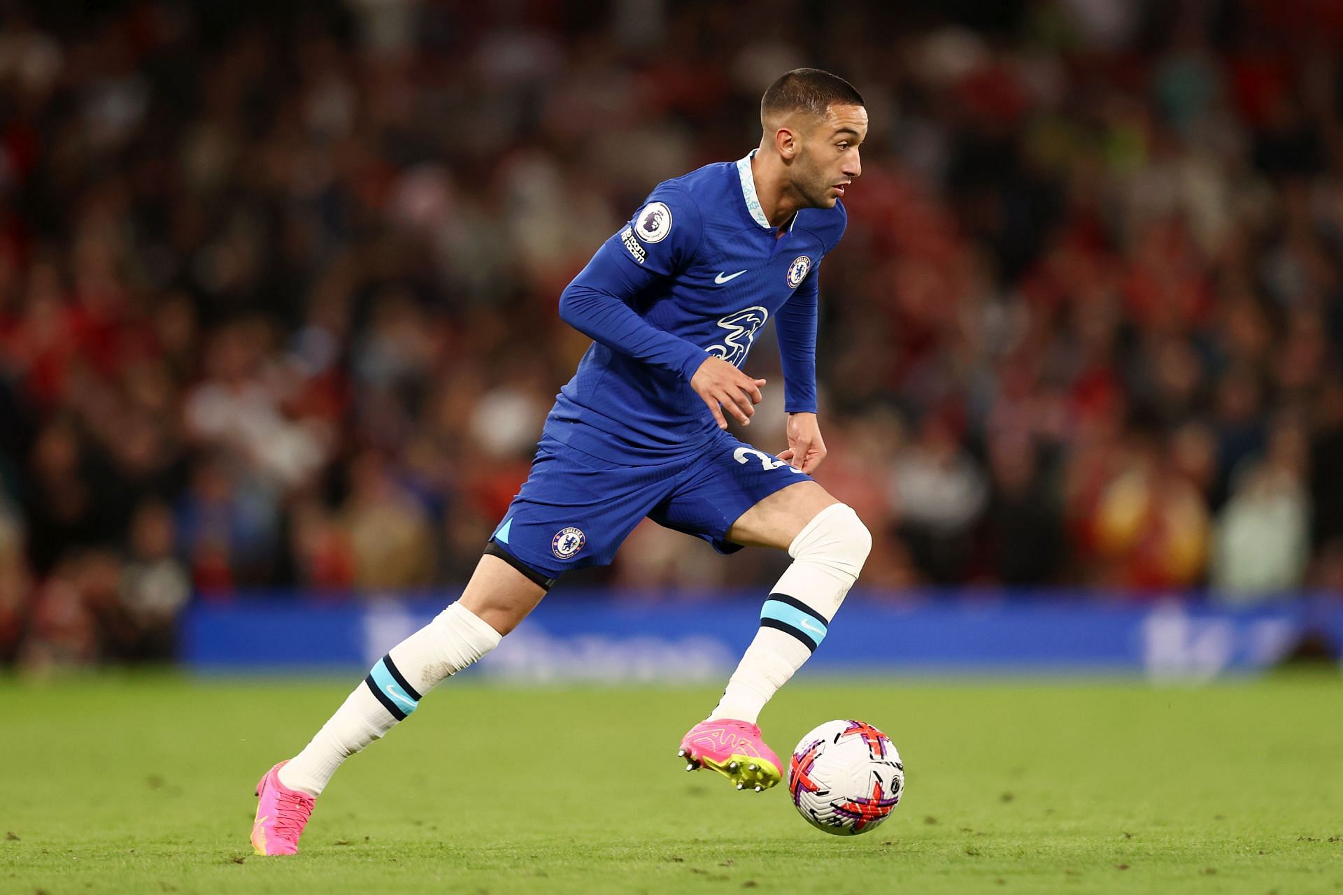 Hakim Ziyech has left Stamford Bridge on a temporary move.