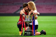 Gerard Pique and Shakira at Barcelona v Athletic Club - Copa del Rey Final (Image via Getty)