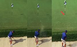 Watch: Bryson Dechambeau’s incredible bunker shot to take the lead at LIV’s Greenbrier event