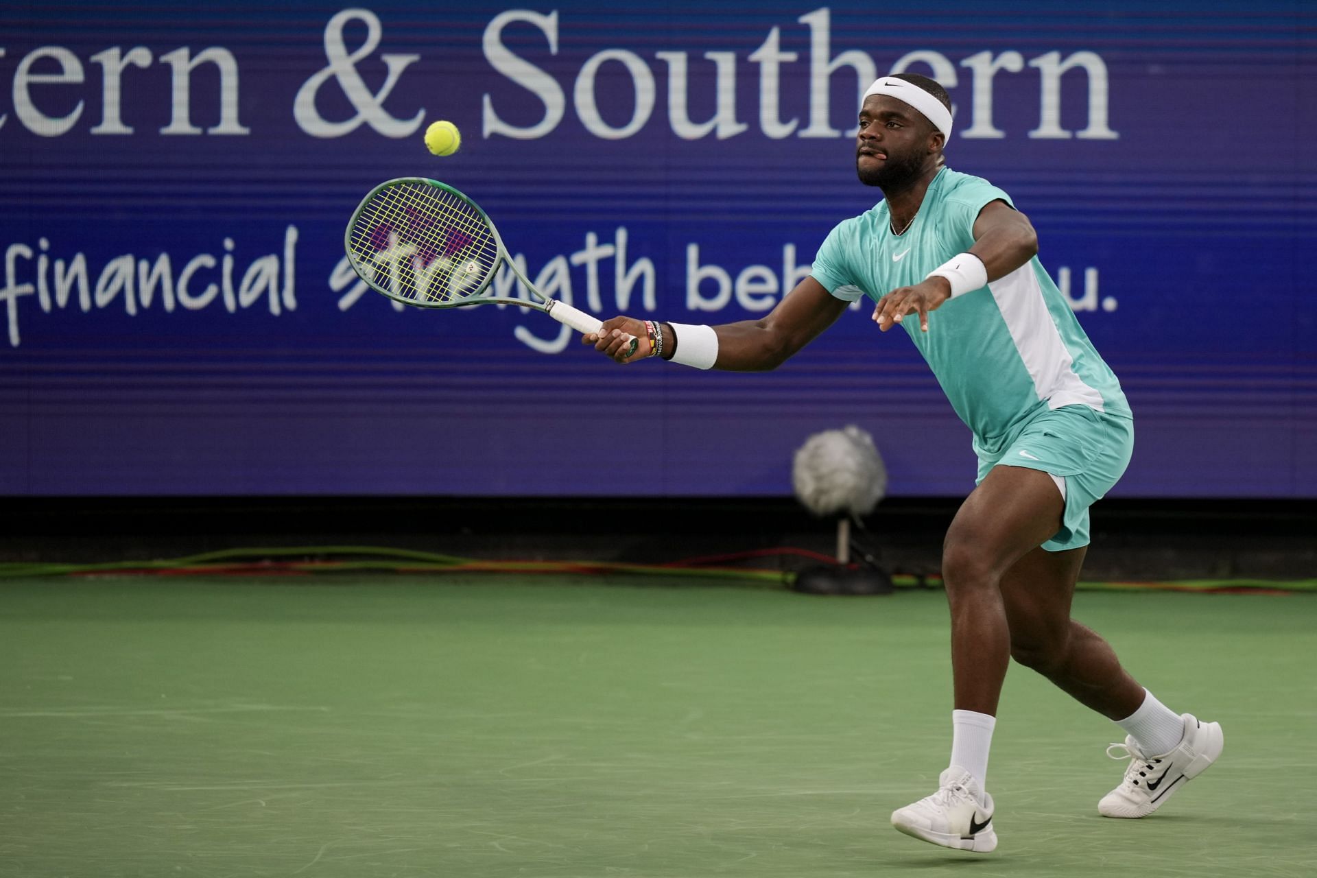 Western &amp; Southern Open - Day 1: Frances Tiafoe