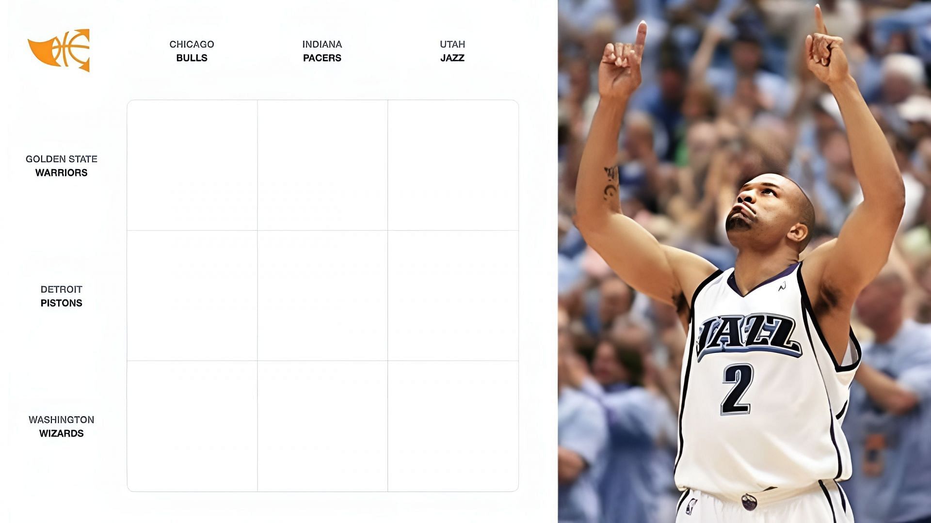 NBA Immaculate Grid answers for August 7: Which Jazz players played for the Warriors and the Wizards?