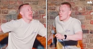 Comedian Karl Porter does incredible impression of football goal celebration in slow motion, video goes viral