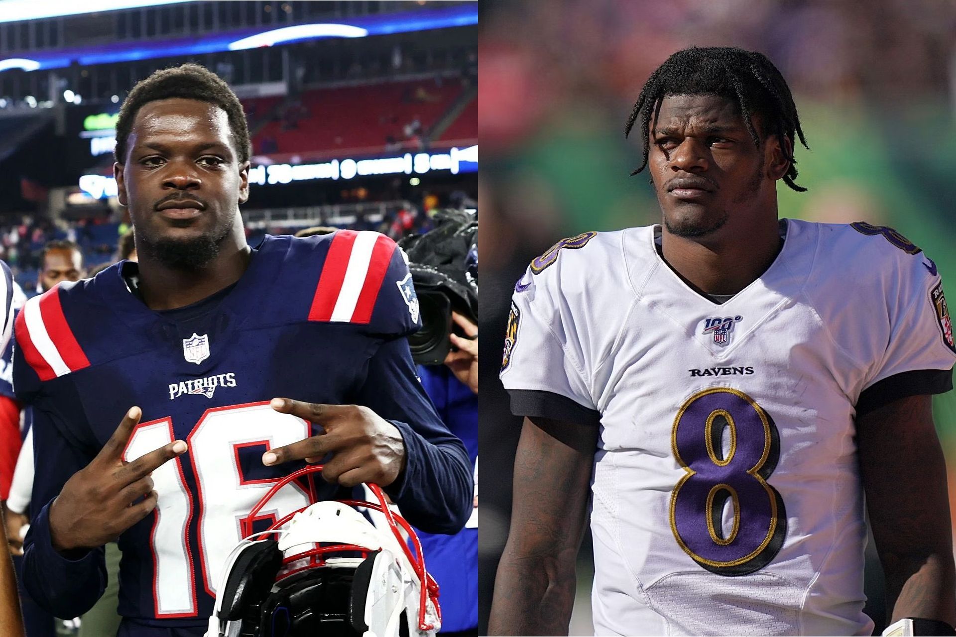 Lamar Jackson has excited reaction to Patriots QB Malik Cunningham's TD –  NBC Sports Boston