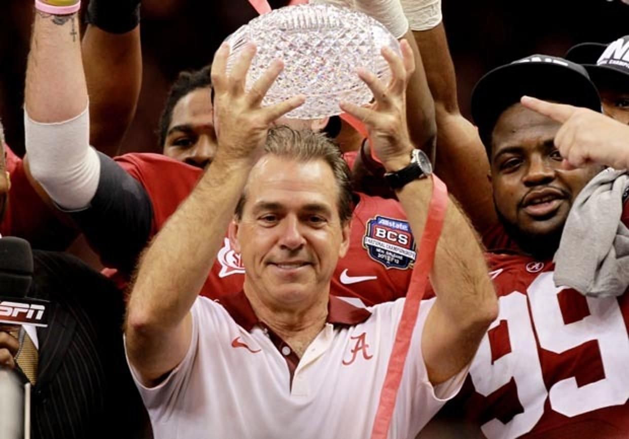 Nick Saban: National Championship with Alabama Crimson Tide