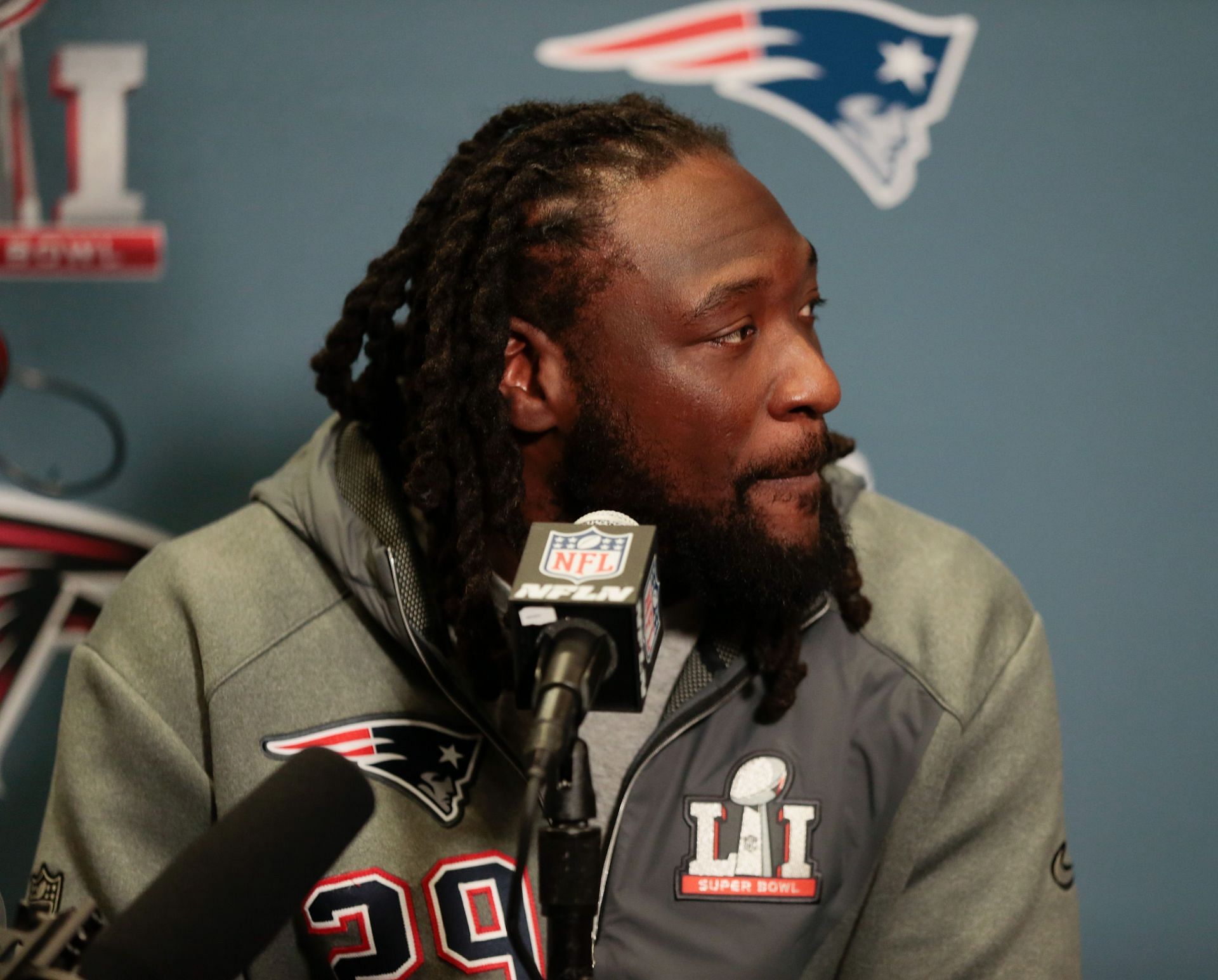 Blount with the New England Patriots