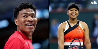 "Lil bro really thought he had it" - New mother Naomi Osaka jokes as she takes part in practice session with NBA star Rui Hachimura