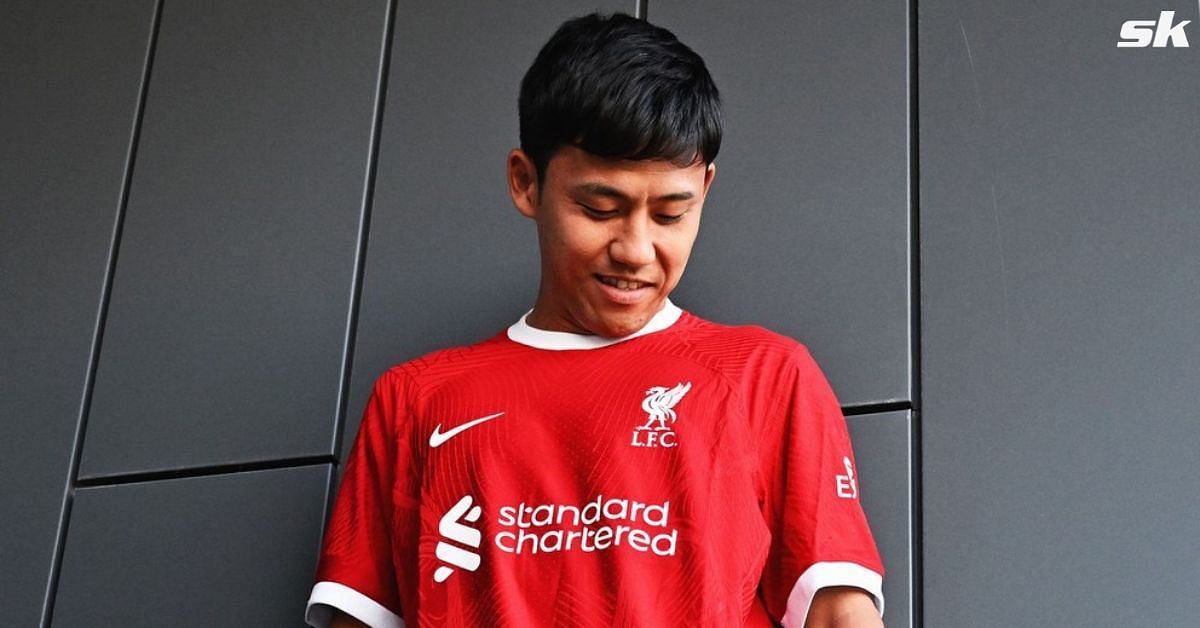 Wataru Endo has chosen No 3 as his shirt number for Liverpool.