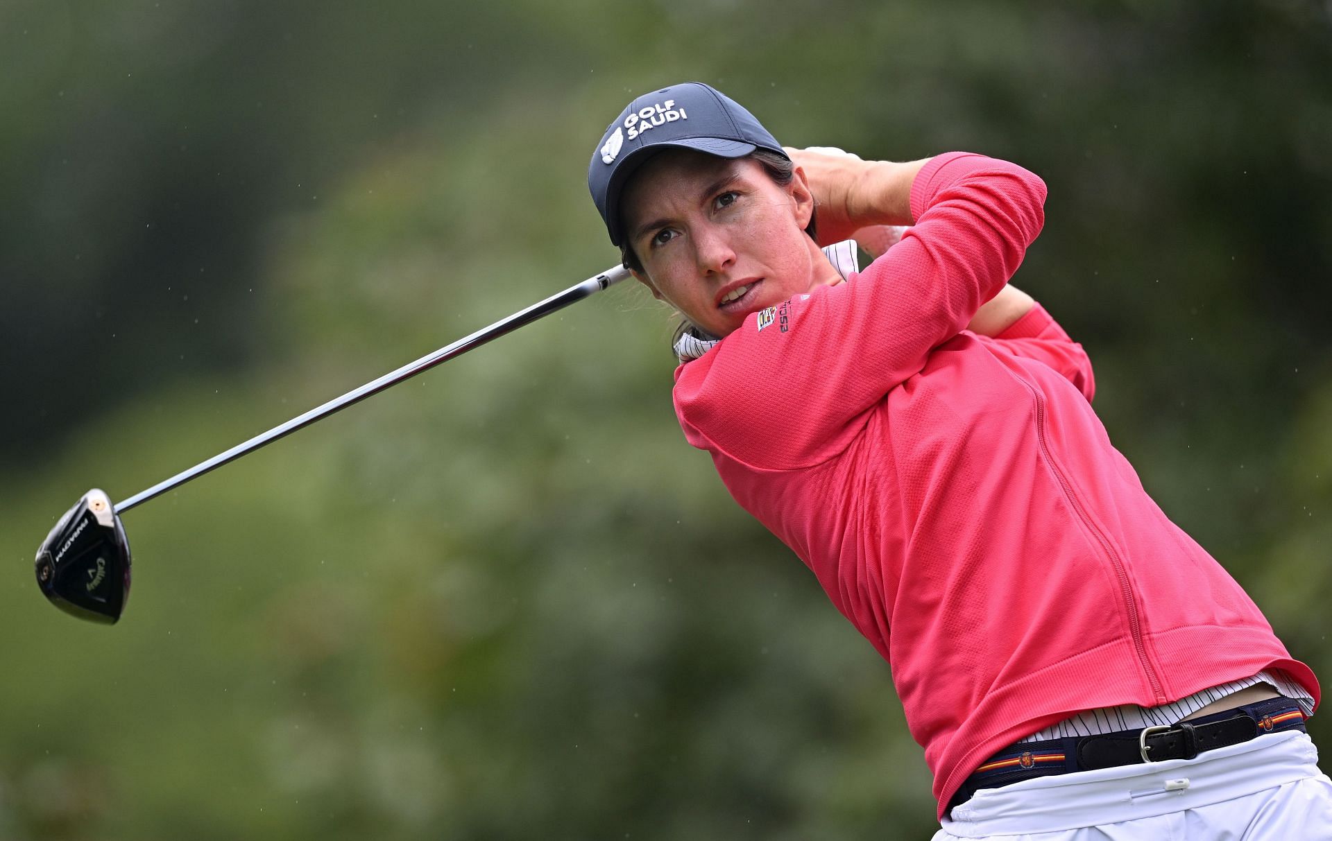 Carlota Ciganda at the 2023 Amundi Evian Championship (via Getty Images)