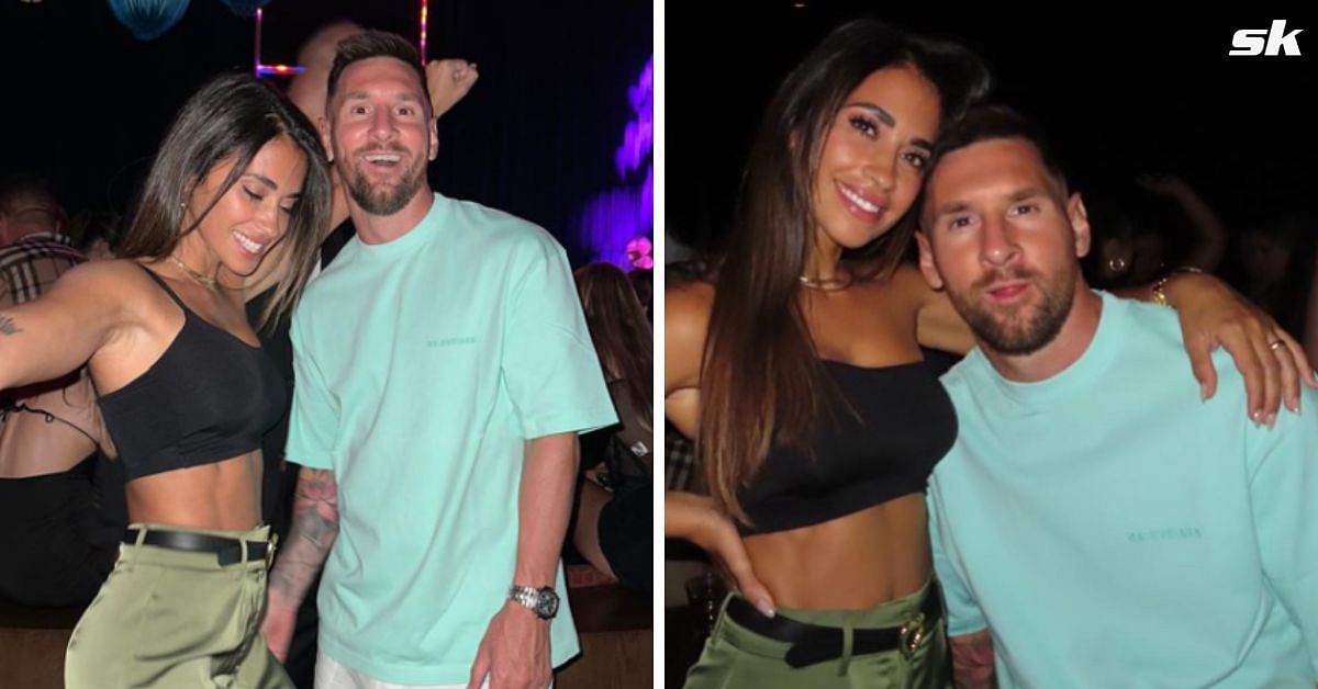 Lionel Messi and wife Antonela Roccuzzo enjoy night out in Miami after ...