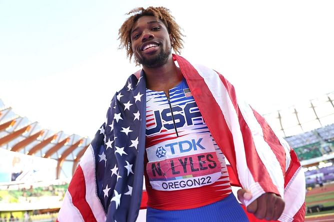 "We are documenting history" - Noah Lyles ahead of the release of his docuseries "Untitled: The Noah Lyles Project"