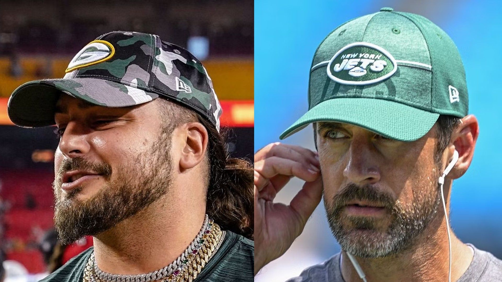 Jets' Aaron Rodgers roasts ex-Packers teammate David Bakhtiari