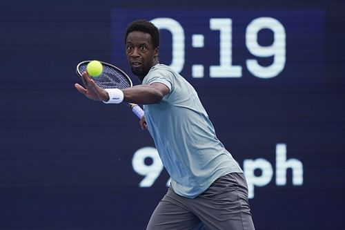 Gael Monfils at the 2023 Ultimate Tennis Showdown.