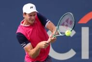 Hubert Hurkacz at the 2023 Citi Open