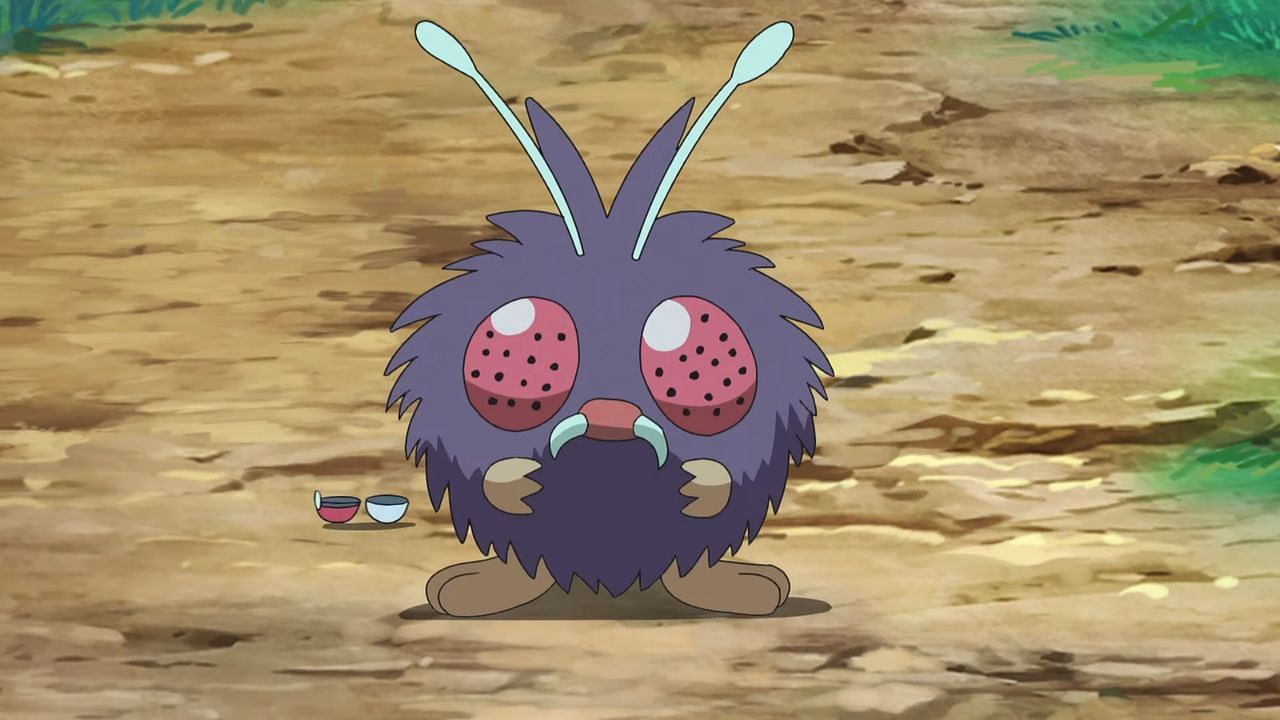 Venonat as seen in the anime (Image via The Pokemon Company)