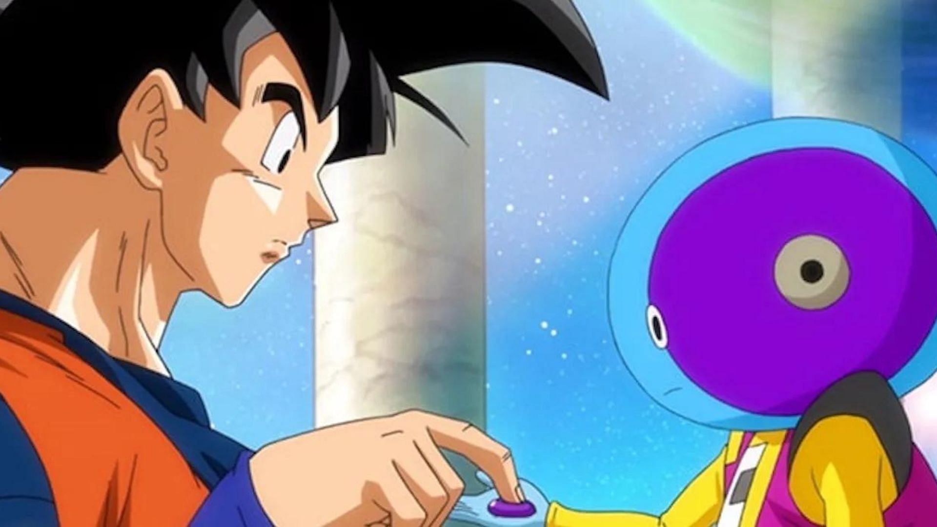 Son Goku and Grand Zeno as seen in the anime (Image via Toei Animation)