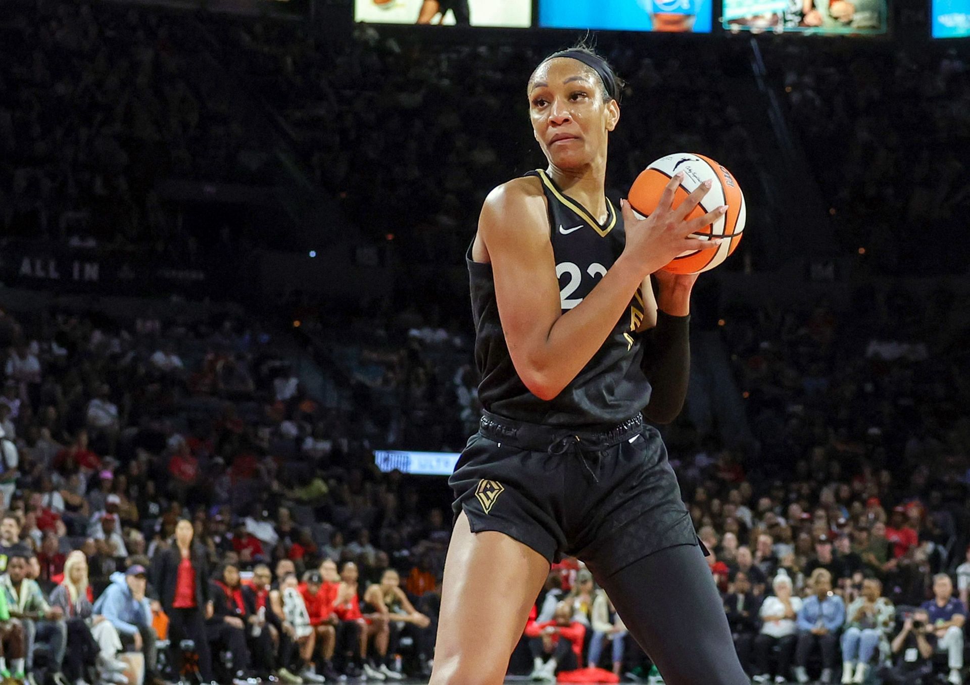 What is A'ja Wilson's salary with the Las Vegas Aces?