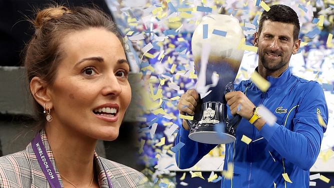 "Wouldn't change it for the world, right?" - Novak Djokovic's wife Jelena shares a glimpse of workday when Serb plays in a different time zone