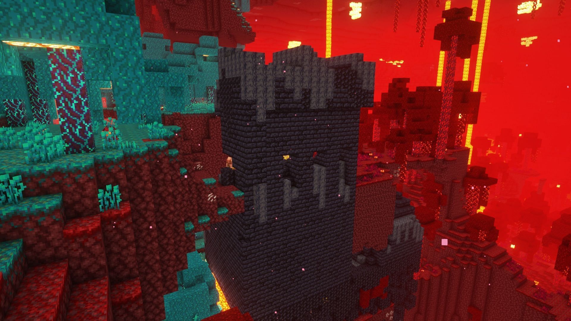 A bastion in Minecraft (Image via Mojang)