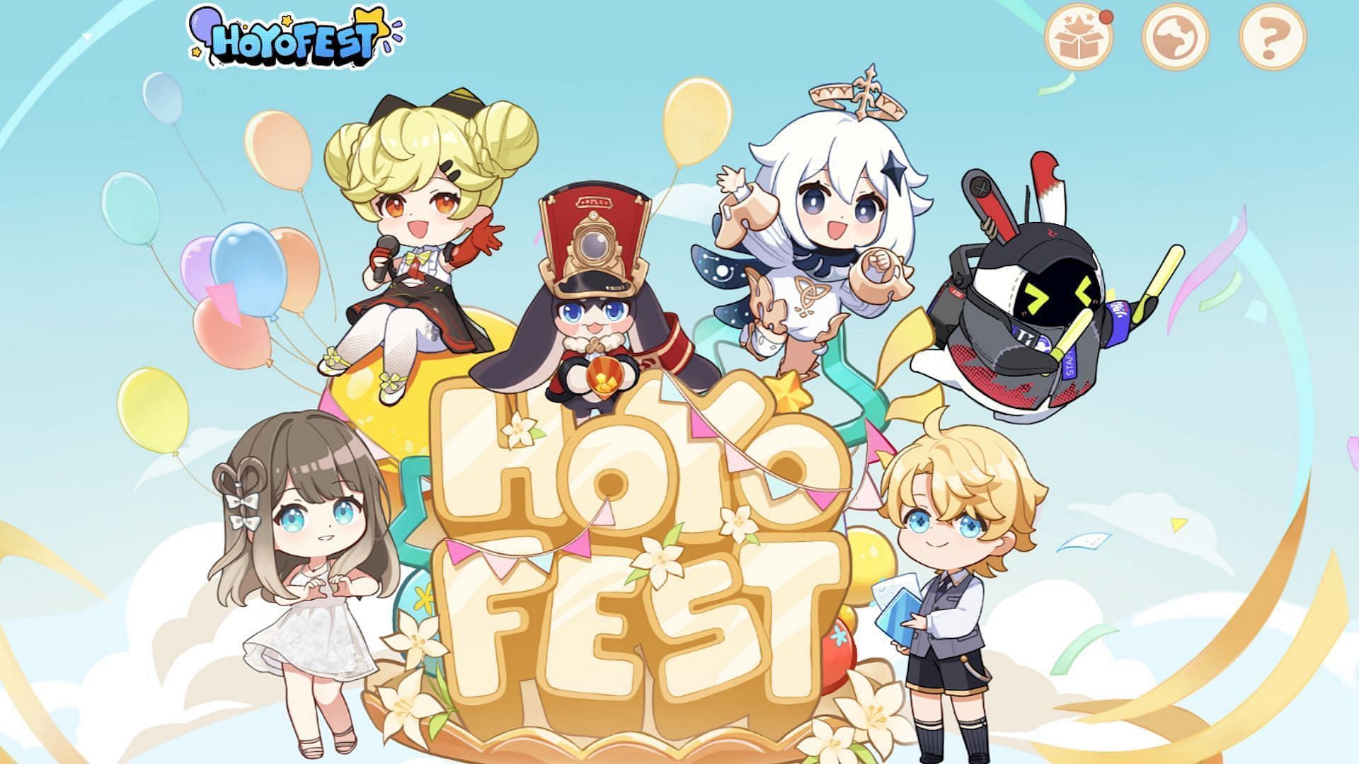 The official artwork for HoYo FEST 2023 (Image via HoYoverse)