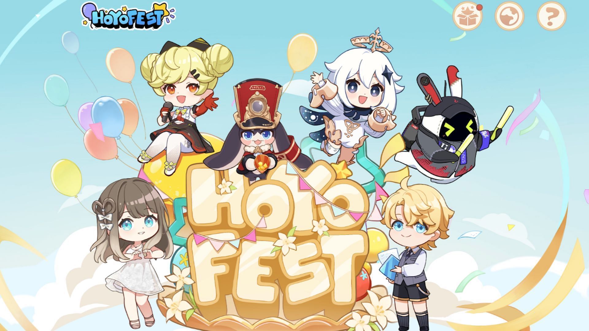 The official artwork for HoYo FEST 2023 (Image via HoYoverse)