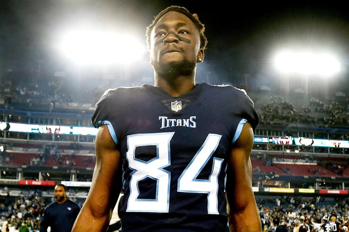 Tennessee Titans wide receiver Corey Davis #84 during an NFL