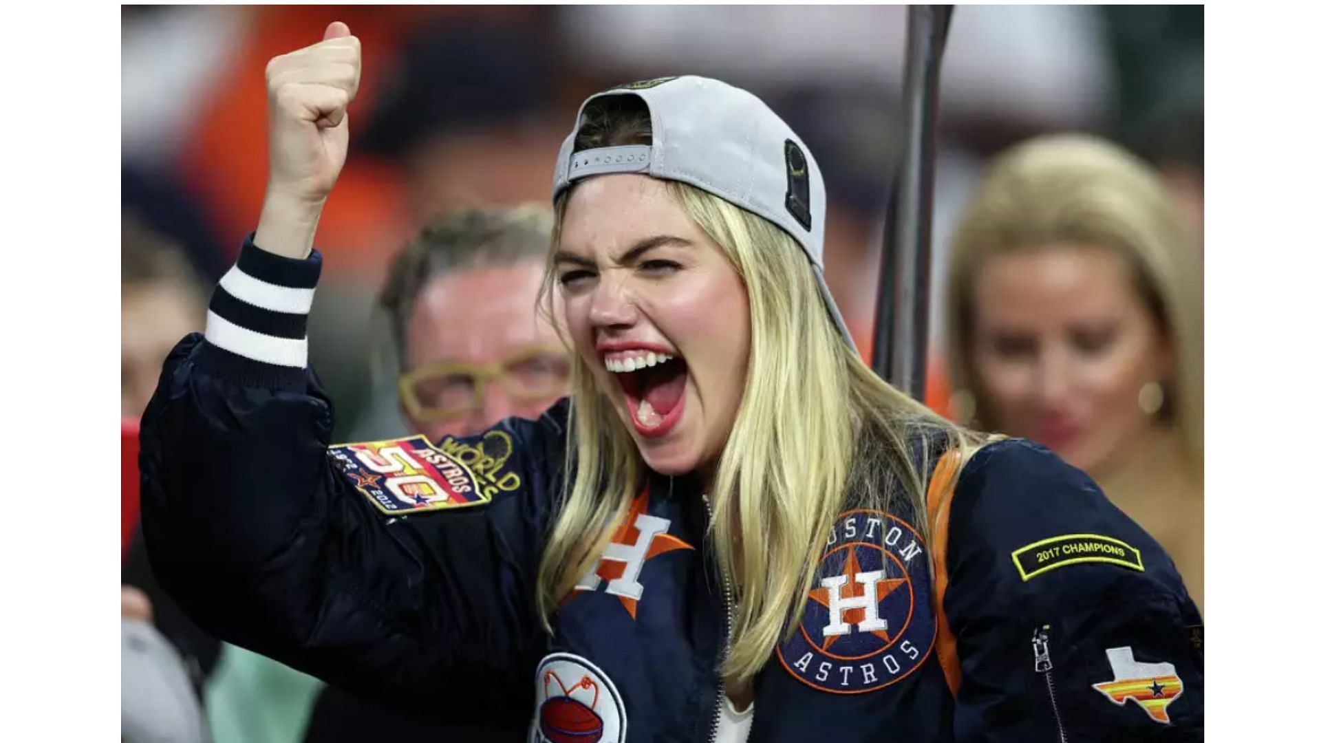 Kate Upton Wife Houston Astros Starting Editorial Stock Photo - Stock Image