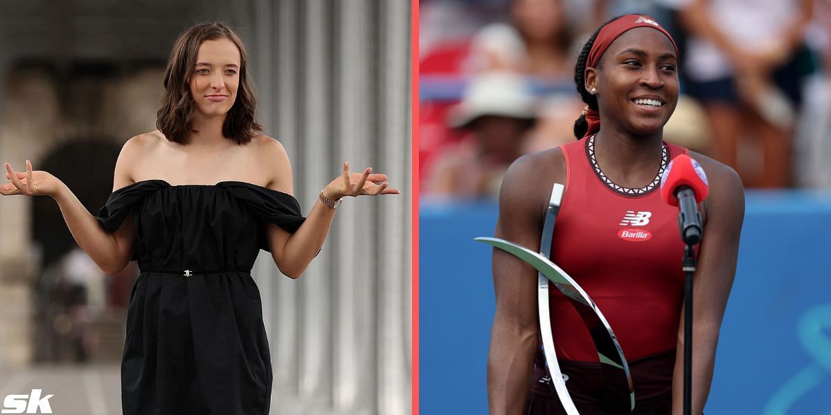 Iga Swiatek and Coco Gauff have been drawn in the same half for the 2023 US Open