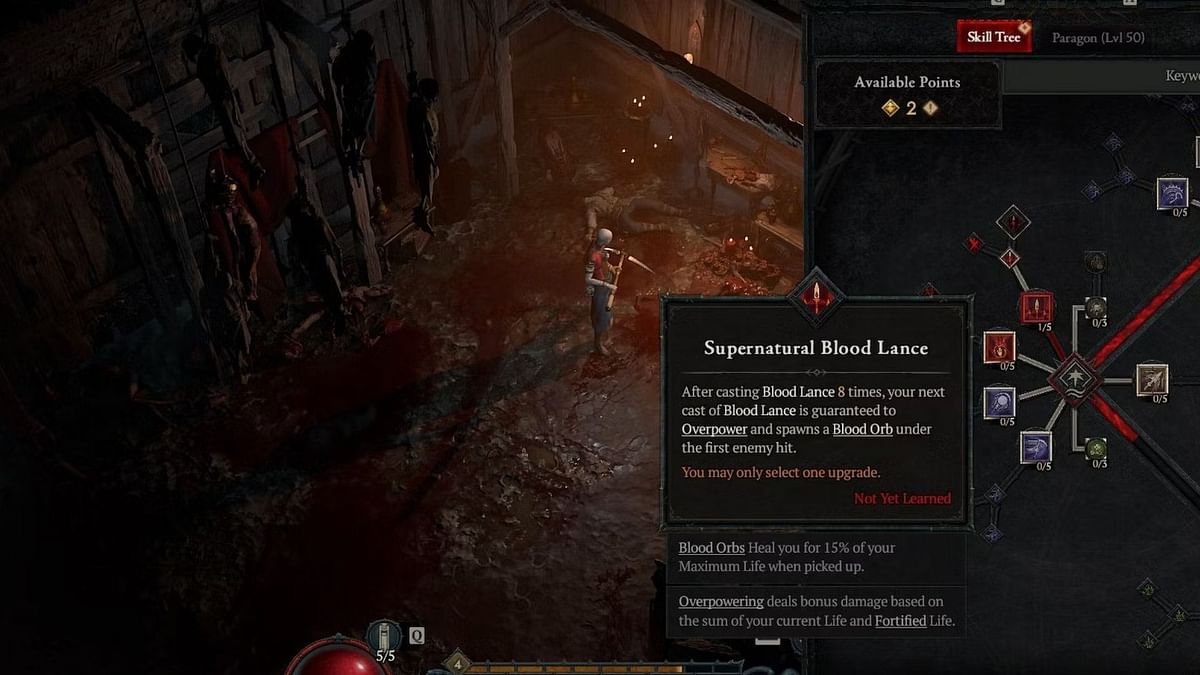 Best Diablo 4 Blood Lance Necromancer endgame build guide