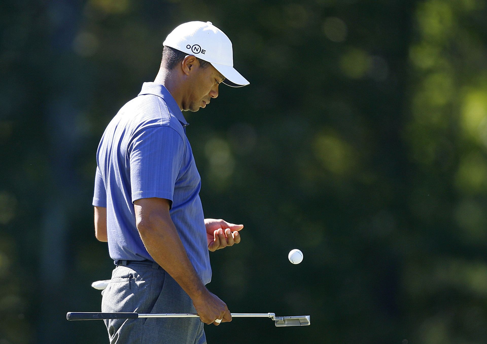 Tiger Woods during the third day of the 2007 Deutsche Bank Championship