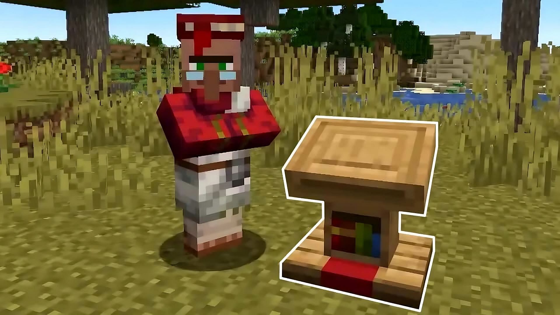 Librarian villagers have received some pretty impactful changes in recent Minecraft betas (Image via Mojang)