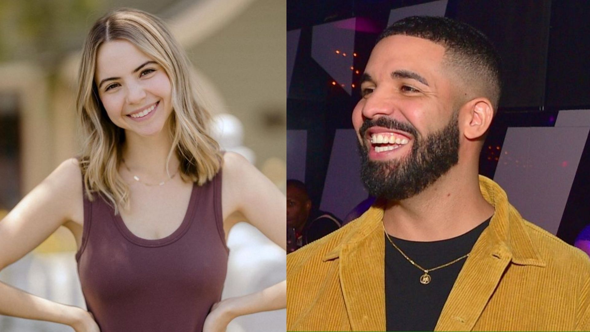 Bobbi Althoff faces industry plant allegations as Drake concert video goes viral. (Image via Instagram/Bobbi Althoff, Getty Images)
