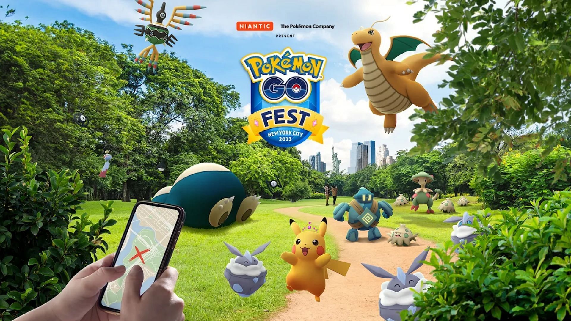 Pokemon GO Fest 20223 New York City poster (Image via Niantic)