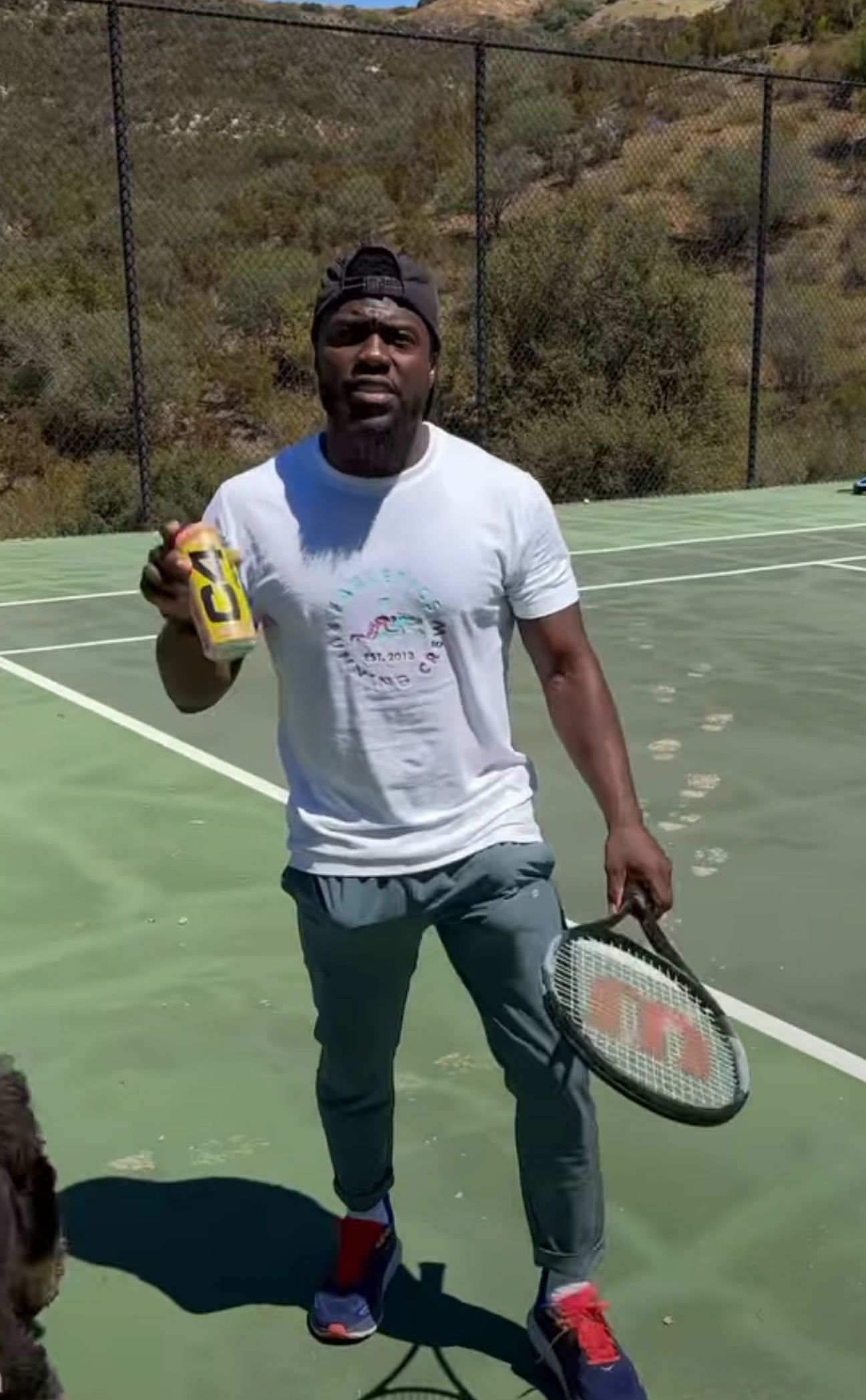 Kevin Hart issued a tongue-in-cheek open challenge to Serena and Venus Williams