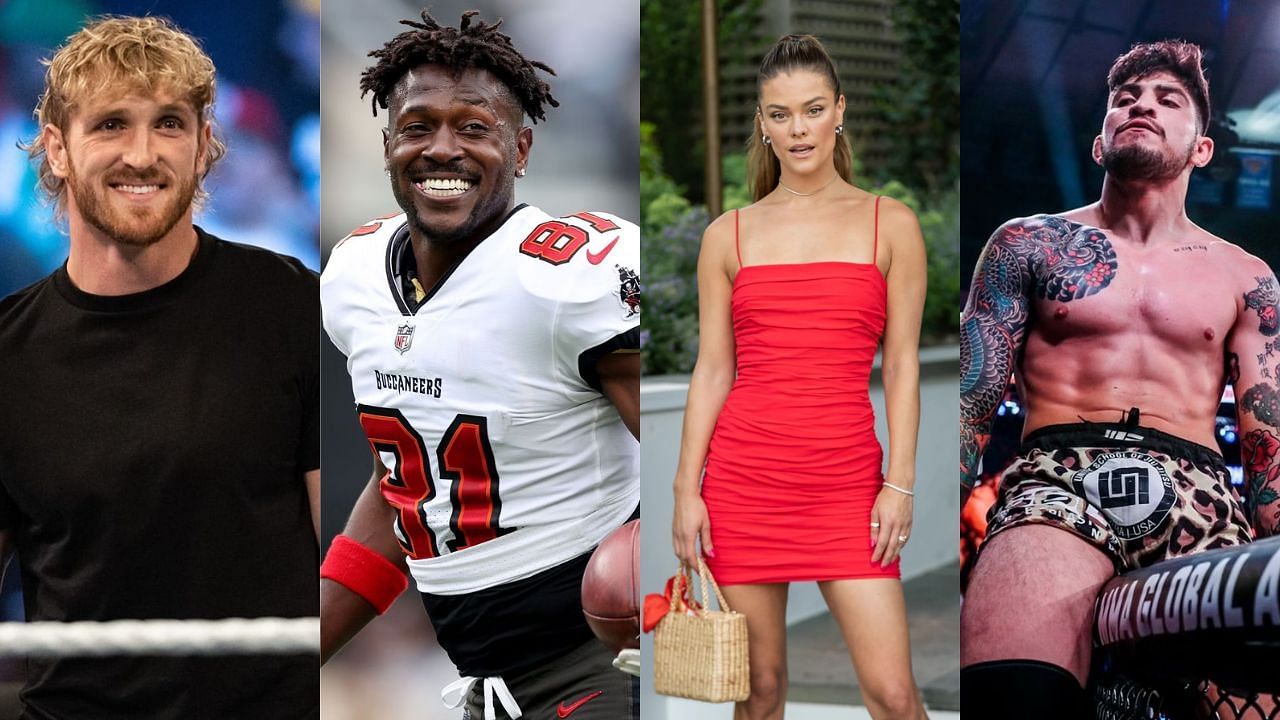 Antonio Brown calls out Logan Paul as Dillon Danis continues to insult YouTuber&rsquo;s fianc&eacute;e