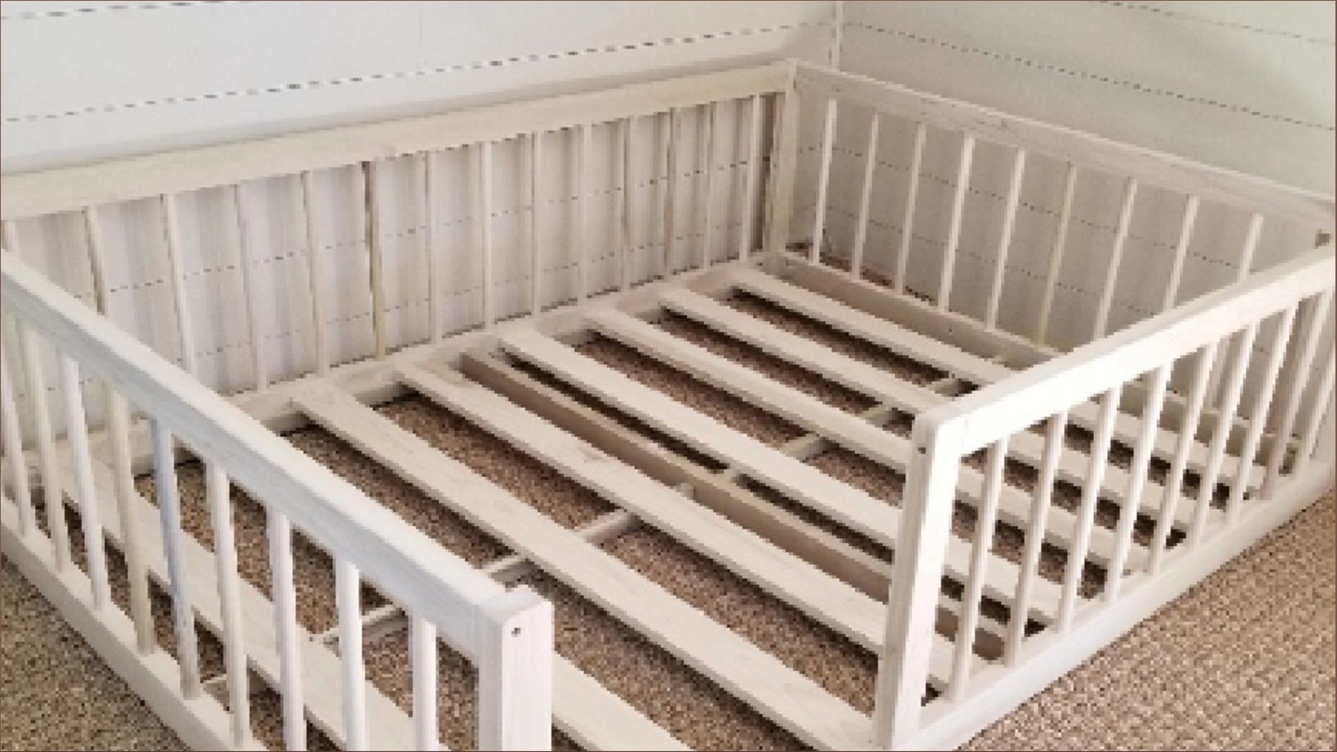 The recalled Zipadee Kids House Bed Frames could put children at risk of entrapment and strangulation (Image via CPSC)