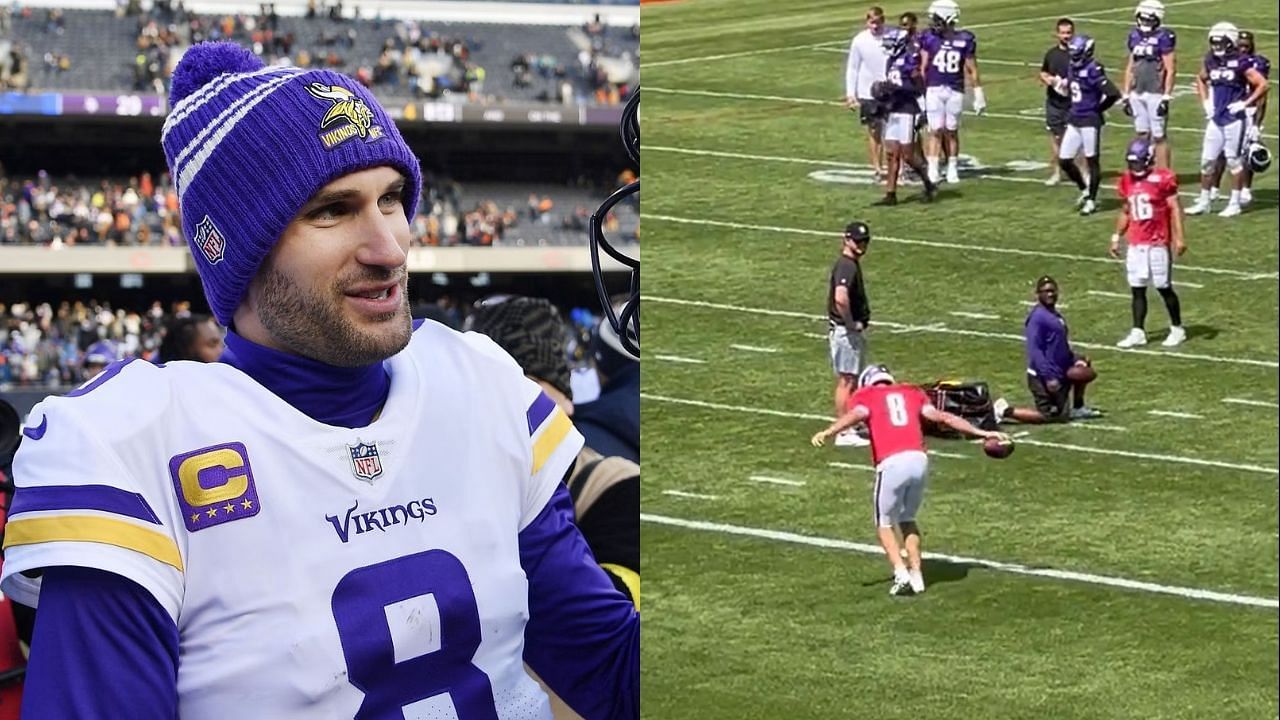 Kirk Cousins dances shirtless on Vikings plane 