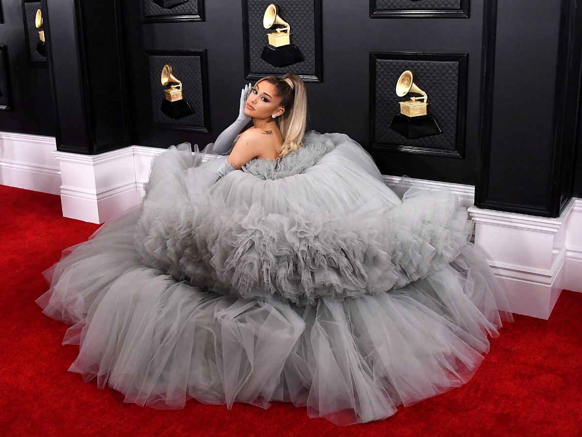 Ariana Grande in Grammy Award 2020 ( Image via Getty)