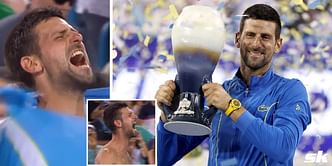 Novak Djokovic tears his shirt off as he basks in euphoria after Wimbledon revenge against Carlos Alcaraz in Cincinnati Open final
