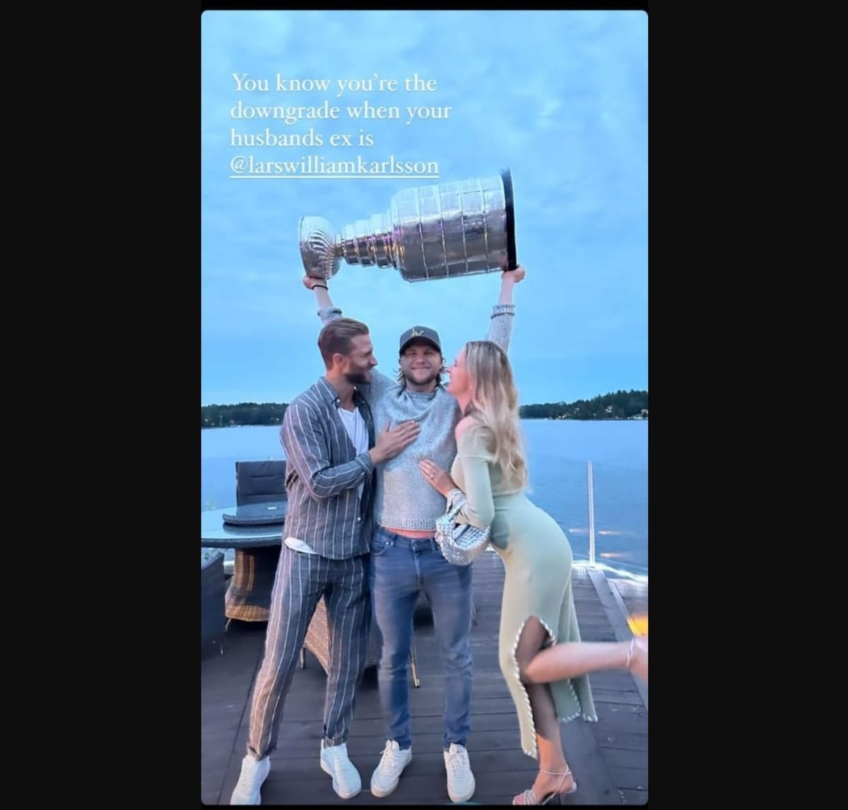IN PHOTOS: Alex Wennberg and his wife Felicia join William Karlsson's Stanley Cup celebration