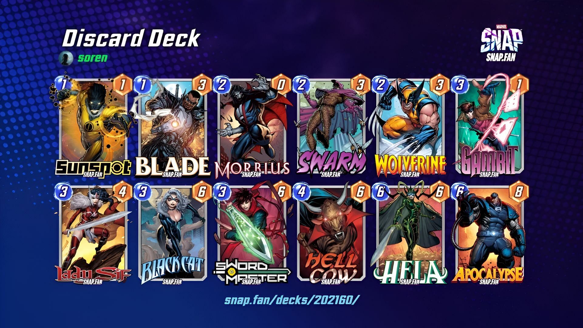 Best deck for Black Knight in Marvel Snap