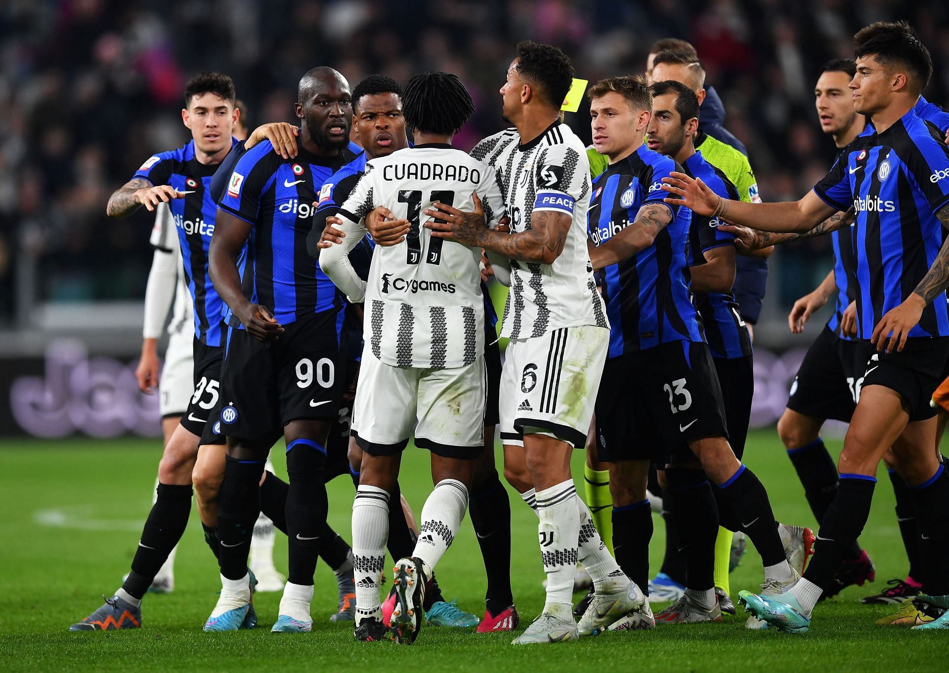 Lukaku clashed with Juventus last season.