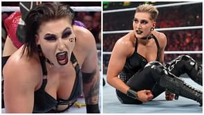 [WATCH] Top WWE Superstar wipes Rhea Ripley's wound with his shirt during a major show