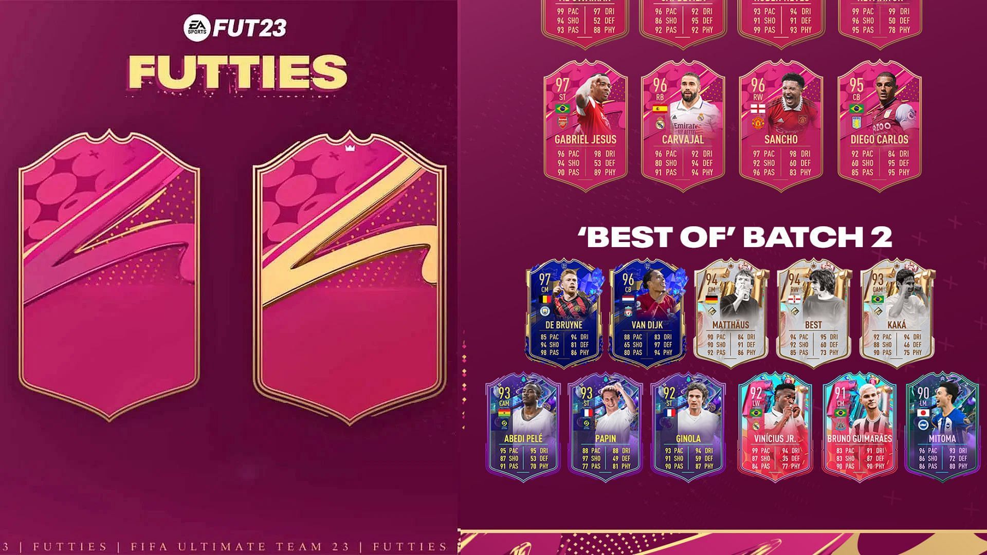 FIFA 23 FUTTIES Best of Batch 2 Player Pick SBC Guide (Image via EA Sports)