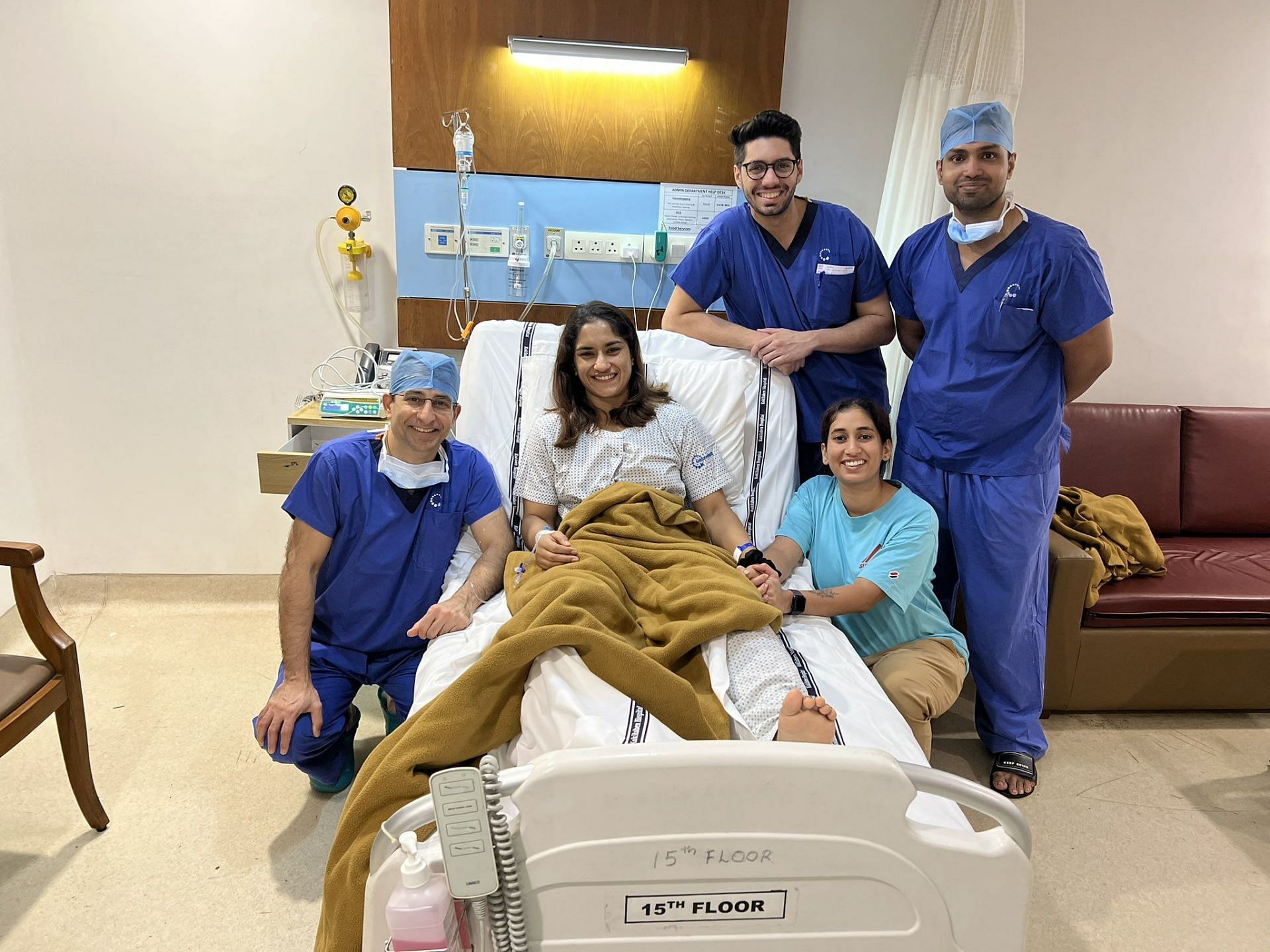 Vinesh Phogat undergoes knee surgery in Mumbai, promises strong comeback (Image via Vinesh