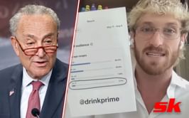 Logan Paul comes armed with receipts to address Chuck Schumer's call for FDA probe into PRIME over child safety concerns