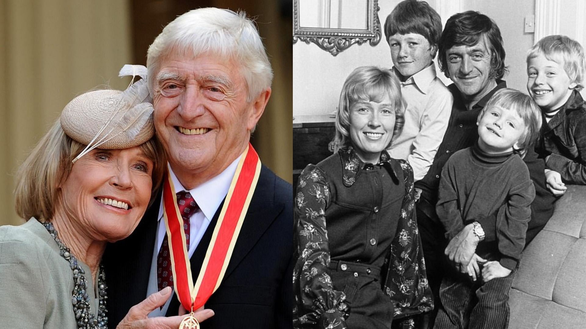 Michael Perkinson with his wife Mary and their 3 sons. (Images via Getty Images &amp; Shutterstock)