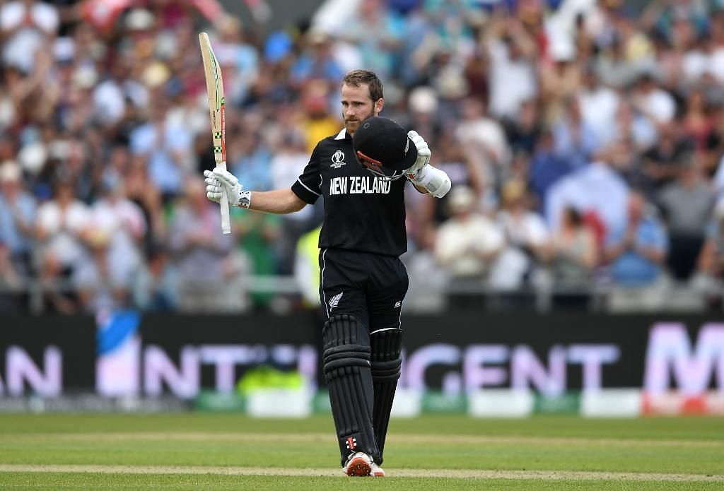 Kane Williamson after his 154 against the West Indies in the 2019 World Cup. (Credits: Twitter)
