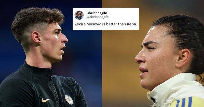"Definitely better than Kepa" - Chelsea fans want Sweden goalkeeper Zećira Mušović for Men's first team after impressing at FIFA Women's World Cup